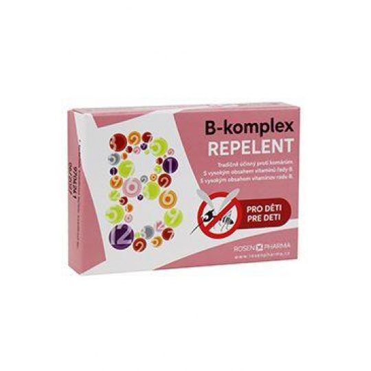 Vitamin B-komplex REPELENT pro děti drg 25 ROSEN