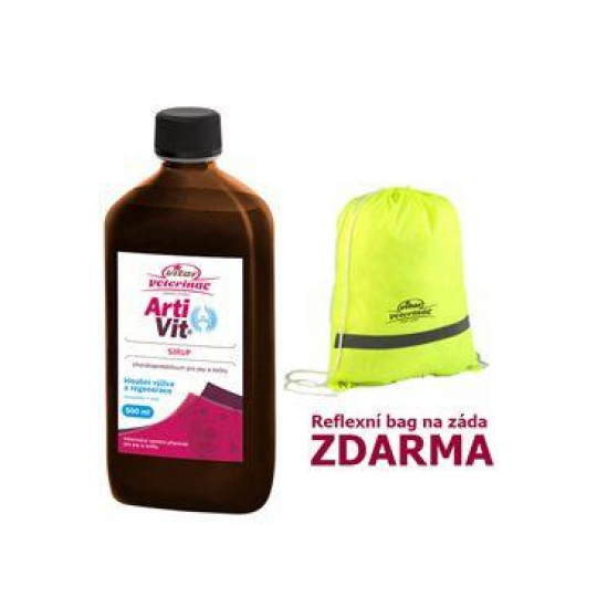 VITAR ArtiVit Sirup 500ml+reflexní batůžek