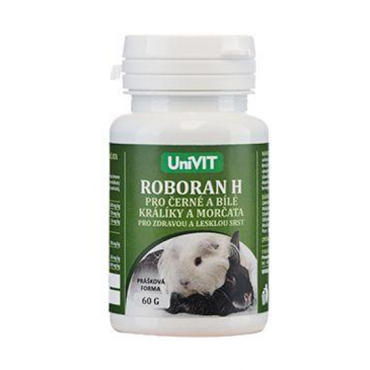 Roboran H pro Černé a Bílé králíky a morčata 60g