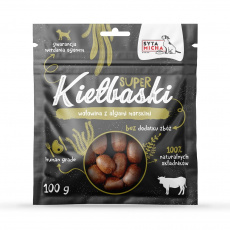 SYTA MICHA Great sausages with beef and seaweed - pamlsek pro psa - 100g