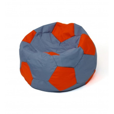 Fotbalová taška Sako pouffe šedo-červená XL 120 cm