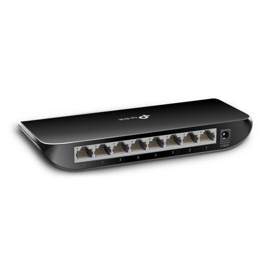 TP-Link TL-SG1008D Nespravované Gigabit Ethernet (10/100/1000) Černá