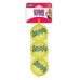 Hračka Kong Dog SqueakAir Lopta s pískatkom tenis, guma vulkanizovaná, XS (3ks/bal.)