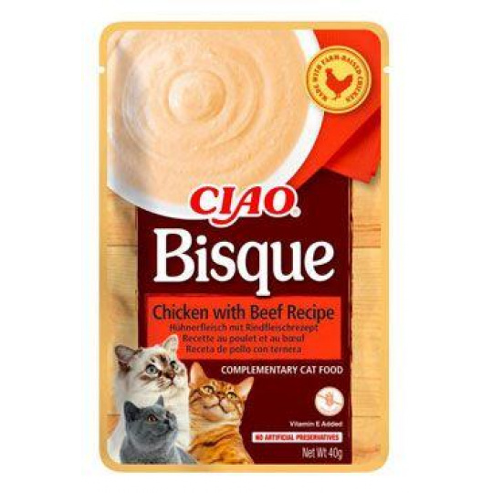 Churu Cat Bisque Chicken with Beef Recipe 40g