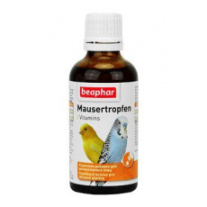 Beaphar pelichání ptáků Mausertropfen vit. 50ml Beaphar pelichání ptáků Mausertropfen vit. 50ml