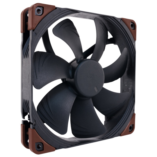 Noctua NF-A14 INDUSTRIALPPC-2000 IP67 PWM Počítačová skříň Ventilátor 14 cm Černá, Hnědá