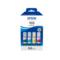 Epson C13T00S64A inkoustová náplň 4 kusů Originální Černá, Azurová, Purpurová, Žlutá