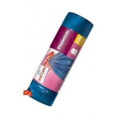 Pytle na odpadky 60l modré zatahovací 10ks Pytle na odpadky 60l modré zatahovací 10ks