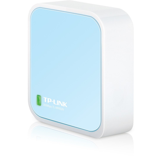 TP-Link TL-WR802N bezdrátový router Fast Ethernet Jednopásmový (2,4 GHz) Modrá, Bílá