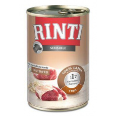Rinti Dog Sensible konzerva jehně+rýže 400g Rinti Dog Sensible konzerva jehně+rýže 400g