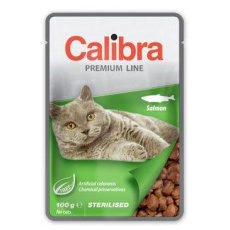 Calibra Cat kapsa Premium Sterilised Salmon 100g Calibra Cat kapsa Premium Sterilised Salmon 100g