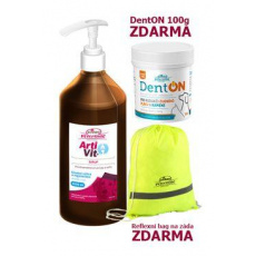 VITAR ArtiVit Sirup 1000ml+DentON100g+batůžek VITAR ArtiVit Sirup 1000ml+DentON100g+batůžek