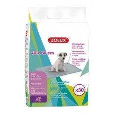Podložka štěně 40x60cm ultra absorbent bal 30ks Zolux Podložka štěně 40x60cm ultra absorbent bal 30ks Zolux