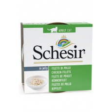 Schesir Cat konz. Adult kuře 85g Schesir Cat konz. Adult kuře 85g