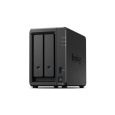 Synology DiskStation DS723+ úložný server NAS Tower Ryzen Embedded R1600 2 GB DDR4 DiskStation Manager Černá