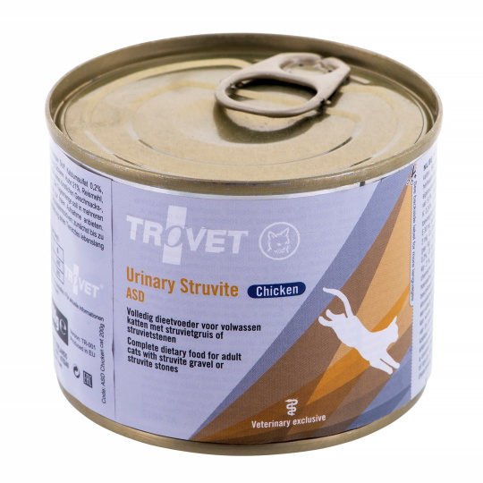 TROVET ASD Urinary Struvite s kuřecím masem - vlhké krmivo pro kočky - 200 g