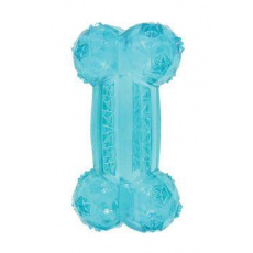 Hračka pes BONE TPR POP kost 12cm tyrkys Zolux Hračka pes BONE TPR POP kost 12cm tyrkys Zolux