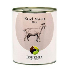 BOHEMIA MASO Kozí ve vlastní šťávě 800g BOHEMIA MASO Kozí ve vlastní šťávě 800g