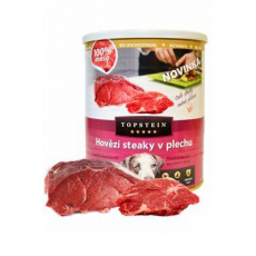 Topstein Hovězí steaky v plechu 800g Topstein Hovězí steaky v plechu 800g