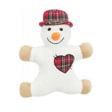 Vánoční Hračka pes Sněhulák se zvukem 29cm TR 1ks Vánoční Hračka pes Sněhulák se zvukem 29cm TR 1ks