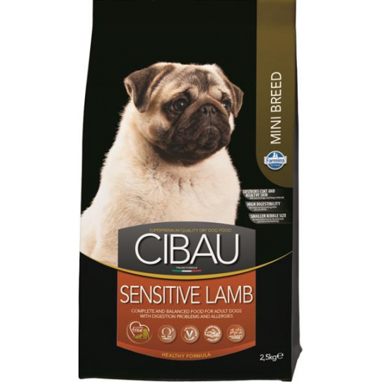 CIBAU dog adult mini, sensitive lamb 2,5 kg CIBAU dog adult mini, sensitive lamb 2,5 kg