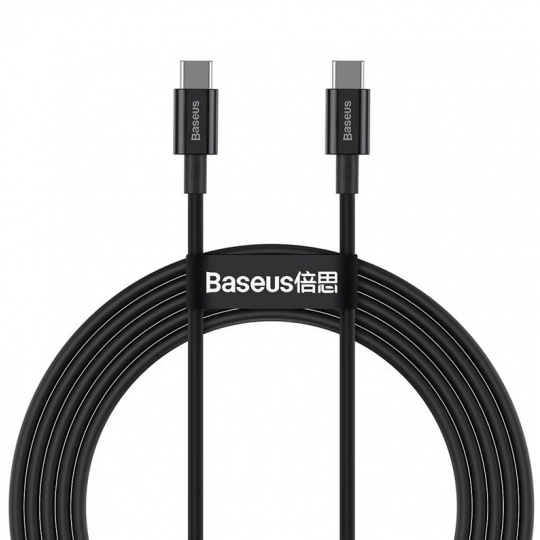 Baseus Superior USB kabel USB 2.0 1 m USB C Černá