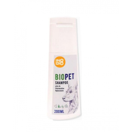 Šampón BIOPET s chlórhexidínom 4%  200 ml