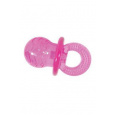 Hračka pes PACIFIER TPR POP dudlík 7cm růžová Zolux