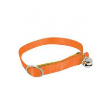 Obojek kočka nylon 10mm/30cm oranžový Zolux Obojek kočka nylon 10mm/30cm oranžový Zolux