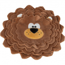 DOG ACTIVITY lev, šustící koberec na pamlsky, o 26 cm, polyester, hnědá
