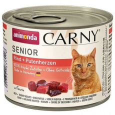 ANIMONDA konzerva CARNY Senior - hovězí, krůtí srdce 200g ANIMONDA konzerva CARNY Senior - hovězí, krůtí srdce 200g