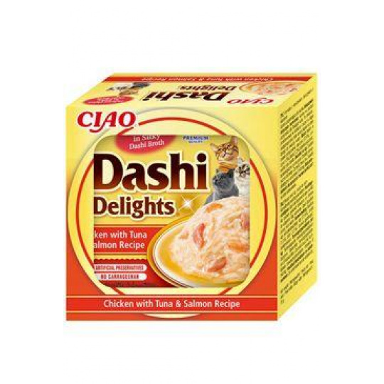 Churu Cat Dashi Delights Chicken with Tuna&Salmon 70g