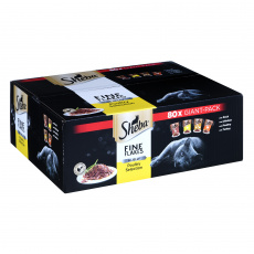 SHEBA Delicacy drůbeží příchutě v želé - vlhké krmivo pro kočky - 80x 85 g