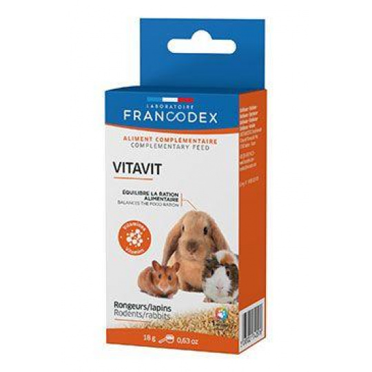 Francodex Vitavit pro hlodavce a králíky 18g Francodex Vitavit pro hlodavce a králíky 18g