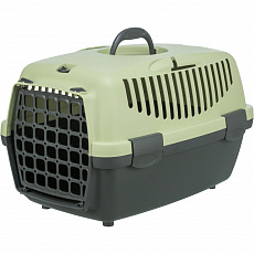 Transportní box CAPRI I, XS: 32x31x48cm (max. 6kg), tmavě šedá/pastelově zelená