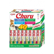 Churu Cat BOX Tuna Seafood Variety 40x14g Churu Cat BOX Tuna Seafood Variety 40x14g