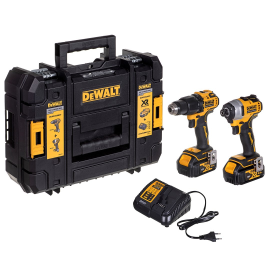 SADA NÁŘADÍ POWER TOOL COMBO DEWALT DCK2062M2T (DCD709+DCF809) 18V 2X4,0AH