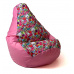 Sako bag pouffe pear print pink fairy XL 130 x 90 cm