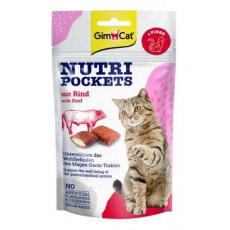 Gimcat Nutri Pockets s hovězím 60g Gimcat Nutri Pockets s hovězím 60g