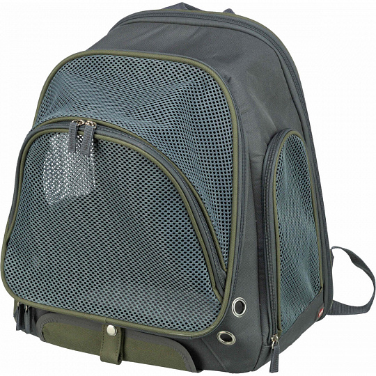 Transportní batoh LYLA, 34 x 22 x 42 cm, do 8 kg, nylon, šedá/modrá