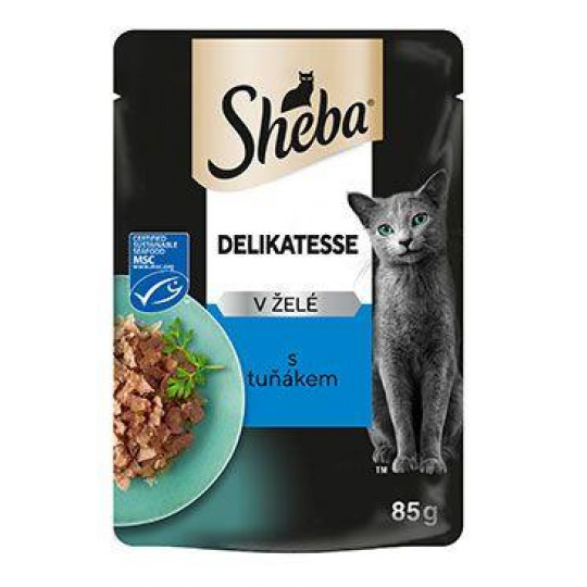 Sheba kapsa Delikatesse s tuňákem 85g