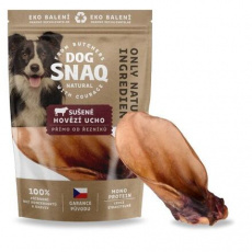 DOG SNAQ hovězí ucho sušené 1 ks DOG SNAQ hovězí ucho sušené 1 ks