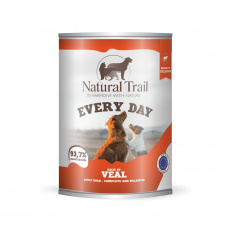 NATURAL TRAIL Every Day Rich in veal - vlhké krmivo pro psy - 800g