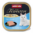 ANIMONDA Vom Feinsten Mildes Menu Turkey and trout - mokré krmivo pro kočky - 100g