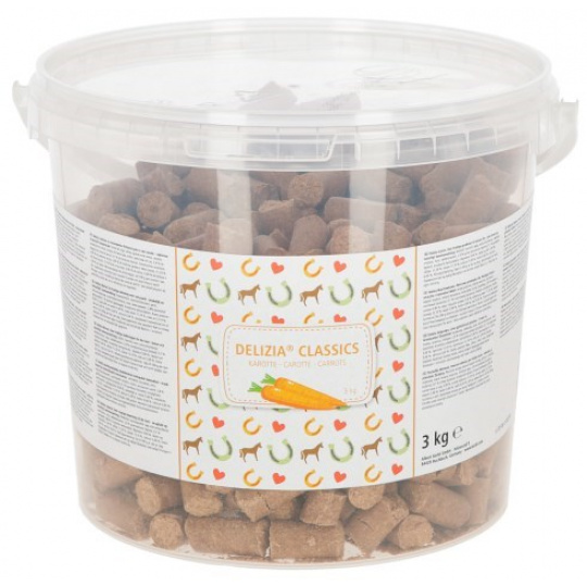 KERBL Delizia Classics Carrot - koňské pamlsky - 3 kg