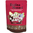 DOLINA NOTECI SUPERFOODS hovězí a husí srdíčka kapsička pro psy 300 g