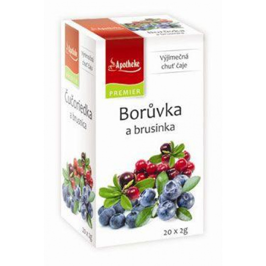 Čaj Apotheke Borůvka a brusinka 20x2g