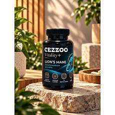 CEZZOO Vitality+ Lion's Mane 90 kapslí