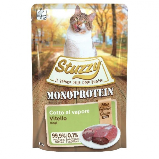 STUZZY Monoprotein Veal - mokré krmivo pro kočky - 85 g