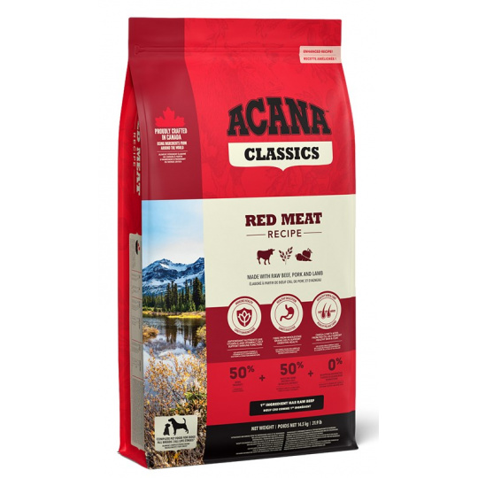 ACANA Classics Red Meat - suché krmivo pro psy - 14,5kg